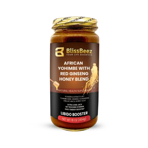 African yohimbe with red ginseng honey blend