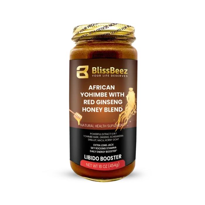 African yohimbe with red ginseng honey blend